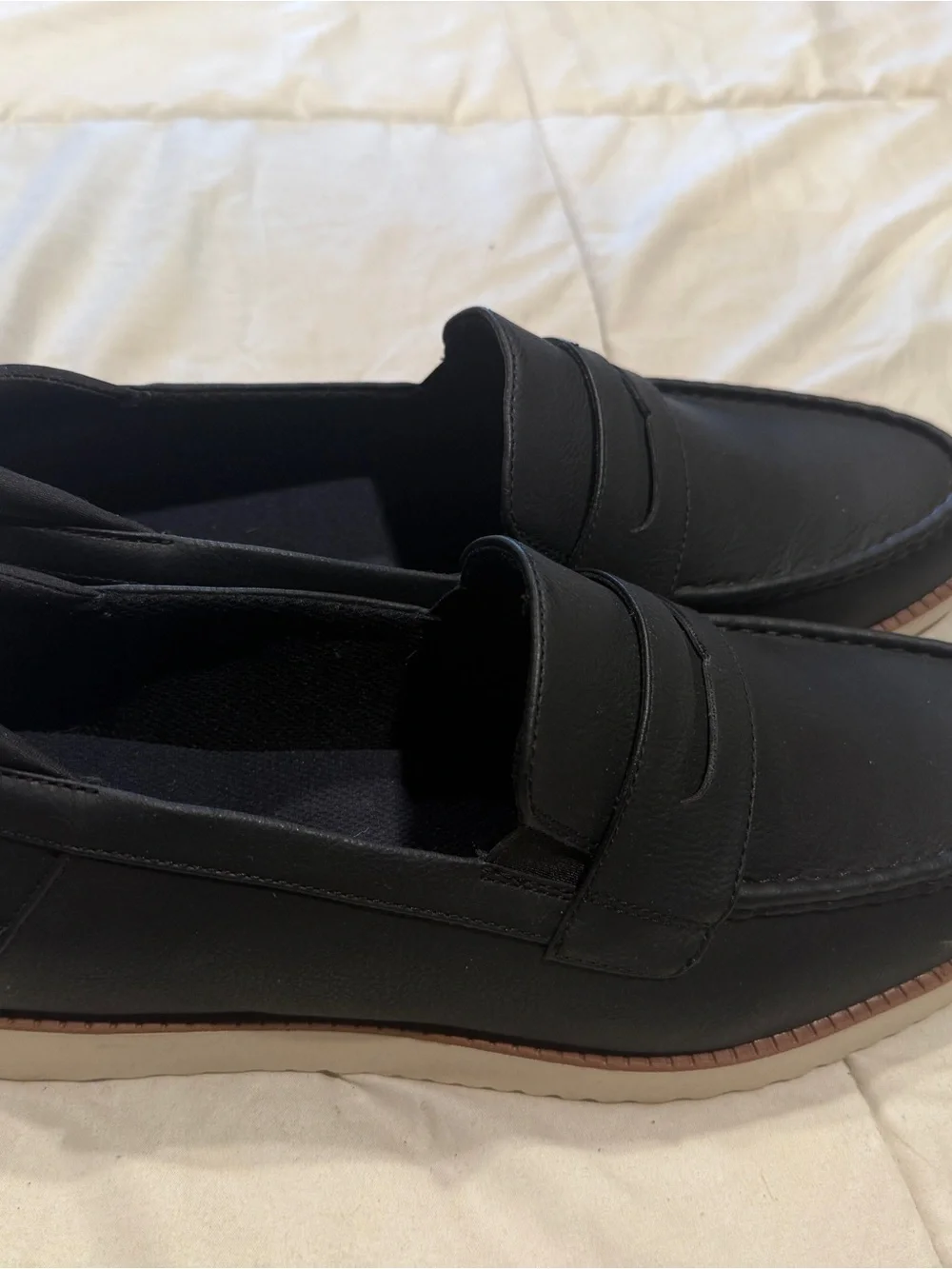 Dr. Scholl's Black Slip-On Penny Loafers for Men